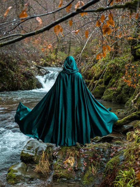 Elevate your style with a luxurious velvet witch cloak